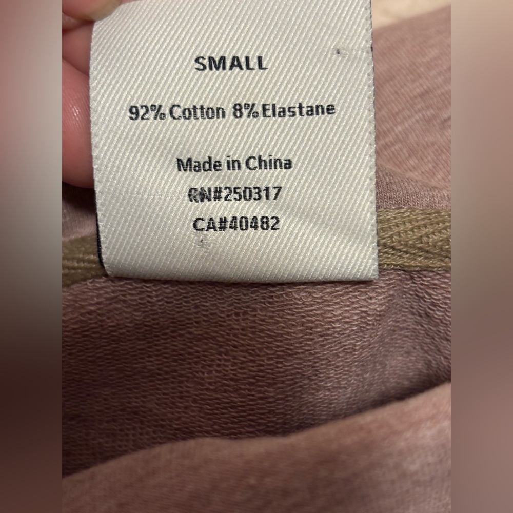 NWOT VARLEY Atlas Sweatshirt in Ash Rose - Picture 11 of 15